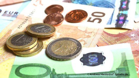 Euro-Münzen und -Geldscheine