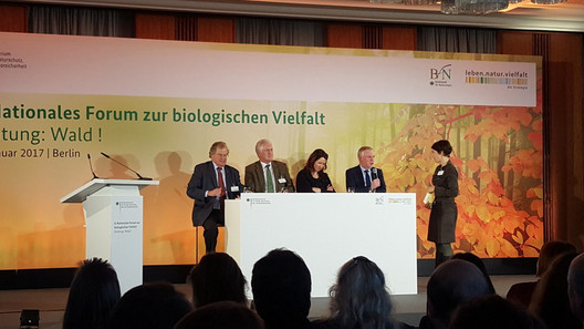 Podiumdsdiskussion beim 8. Forum zur Biologische Vielfalt