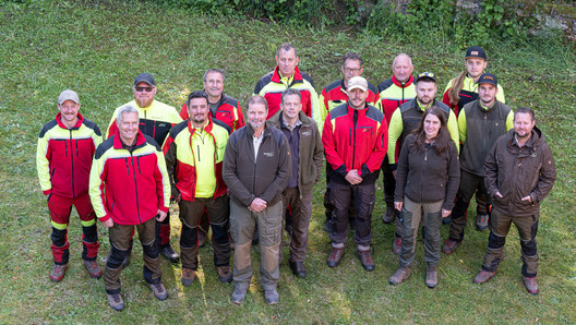 Forstleute im Saarkohlenwald
